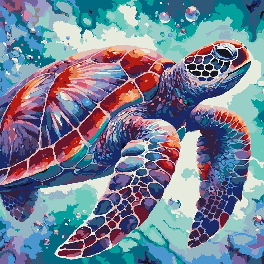 
Paint By Numbers - Sea Turtle