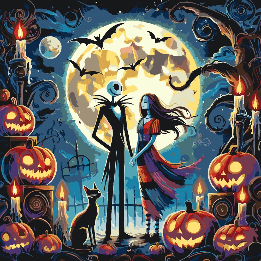 
Paint By Numbers - Halloween Night Fantasy