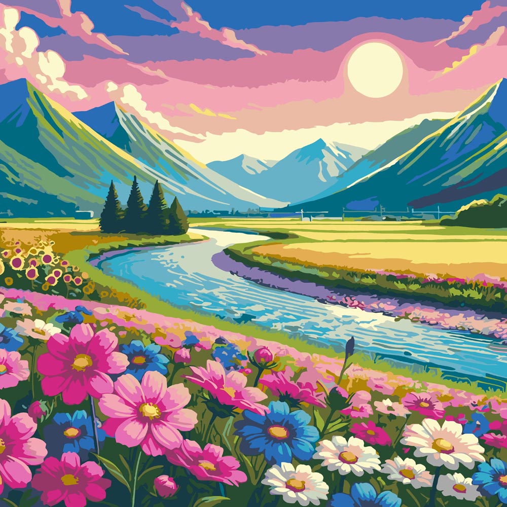 
Paint By Numbers - River Valley