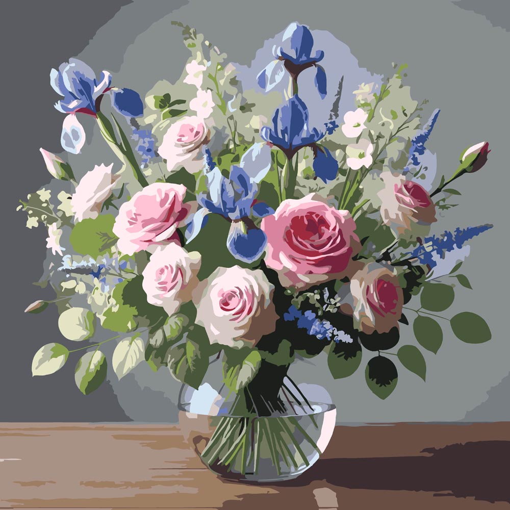 
Paint By Numbers - Flower in a Vase