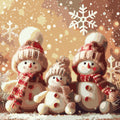 Paint By Numbers - Little Snow Family