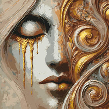 Load image into Gallery viewer, Paint By Numbers - Golden Tears
