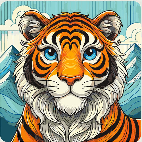 Paint by Numbers - Majestic Tiger