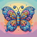 Paint by Numbers - Colorful Butterfly