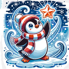 Load image into Gallery viewer, Paint by Numbers - Winter Penguin
