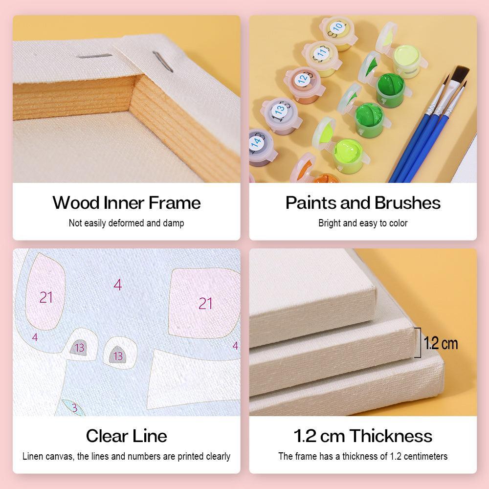 Paint by Numbers – Alphabet Painting Kit | A to Z Animal Friends