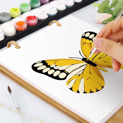 Paint by Numbers - 2026 Desk Calendar - Butterfly Collection