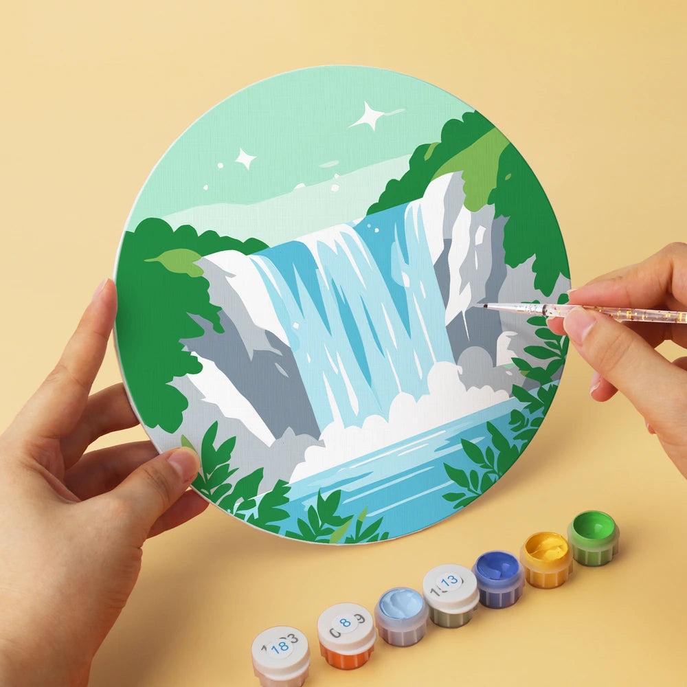
Paint by Numbers – 6 Mini Paintings | Dream Destination Rounds (Round)