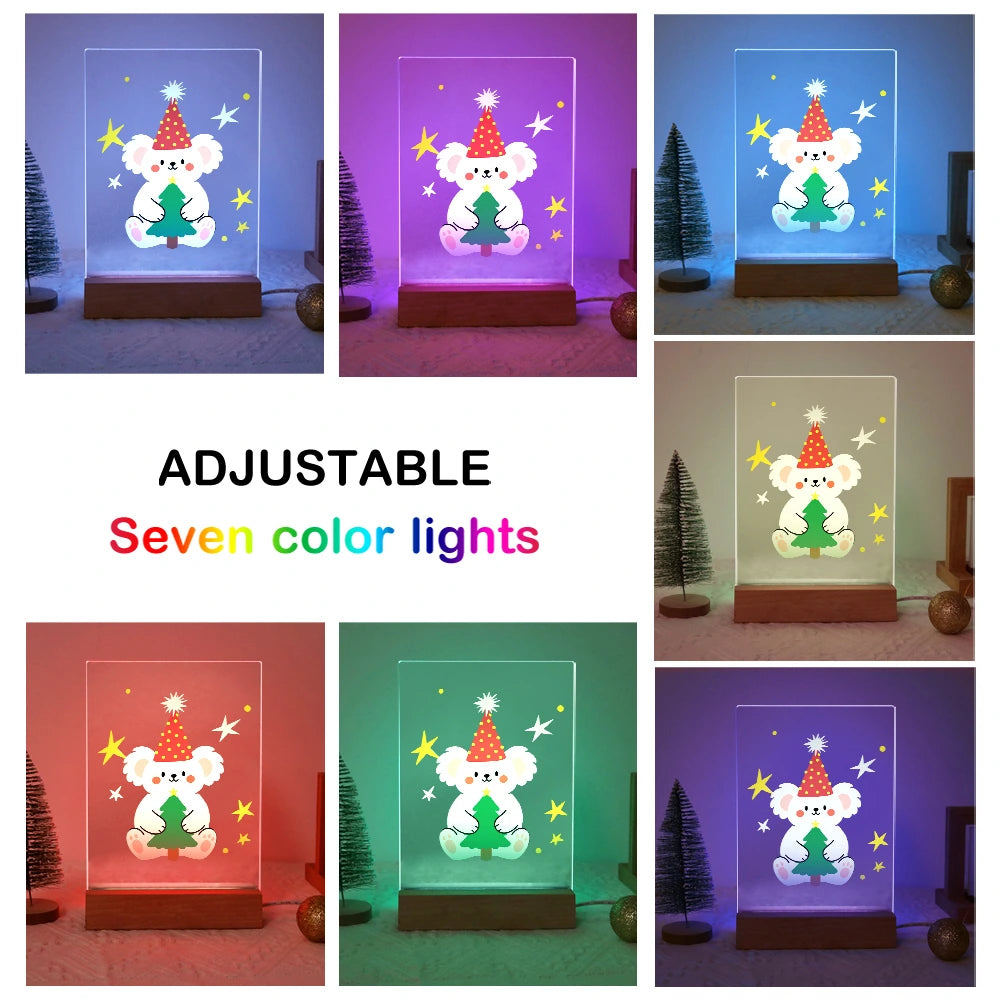Paint by Numbers - Christmas Light | Koala Hugging a Little Tree