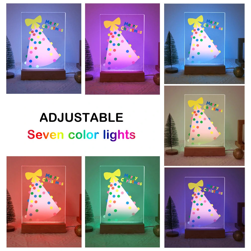Paint by Numbers - Christmas Light | Pink Party Hat Tree