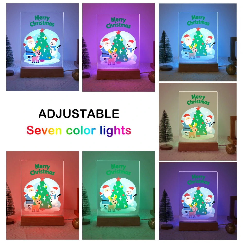 Paint by Numbers - Christmas Light | Santa and Friends at the Tree