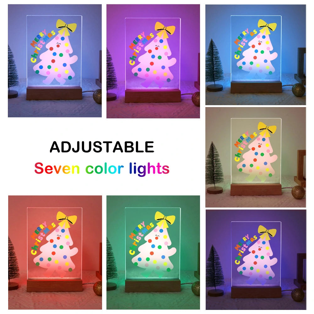 Paint by Numbers - Christmas Light | Snowman with Lantern and Gifts