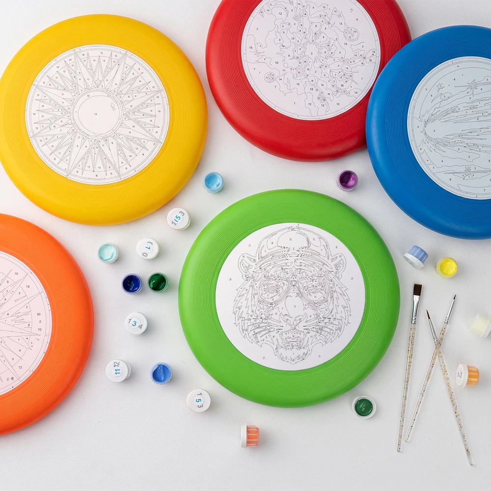 Paint by Numbers - Frisbee | Cool Tiger in a Cap