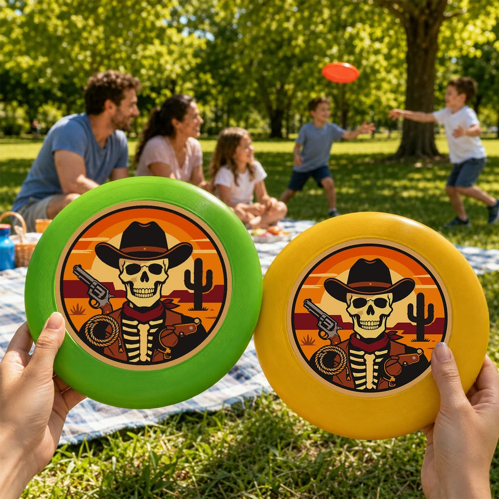 Paint by Numbers - Frisbee | Cowboy Skeleton