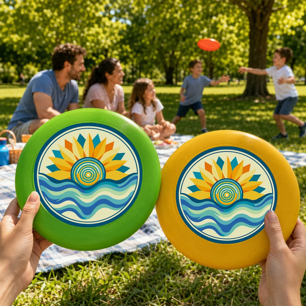 
Paint by Numbers - Frisbee | Golden Sun and Waves