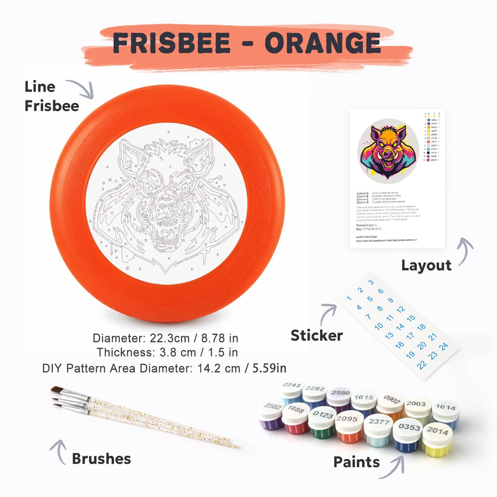 
Paint by Numbers - Frisbee | Graffiti Boar