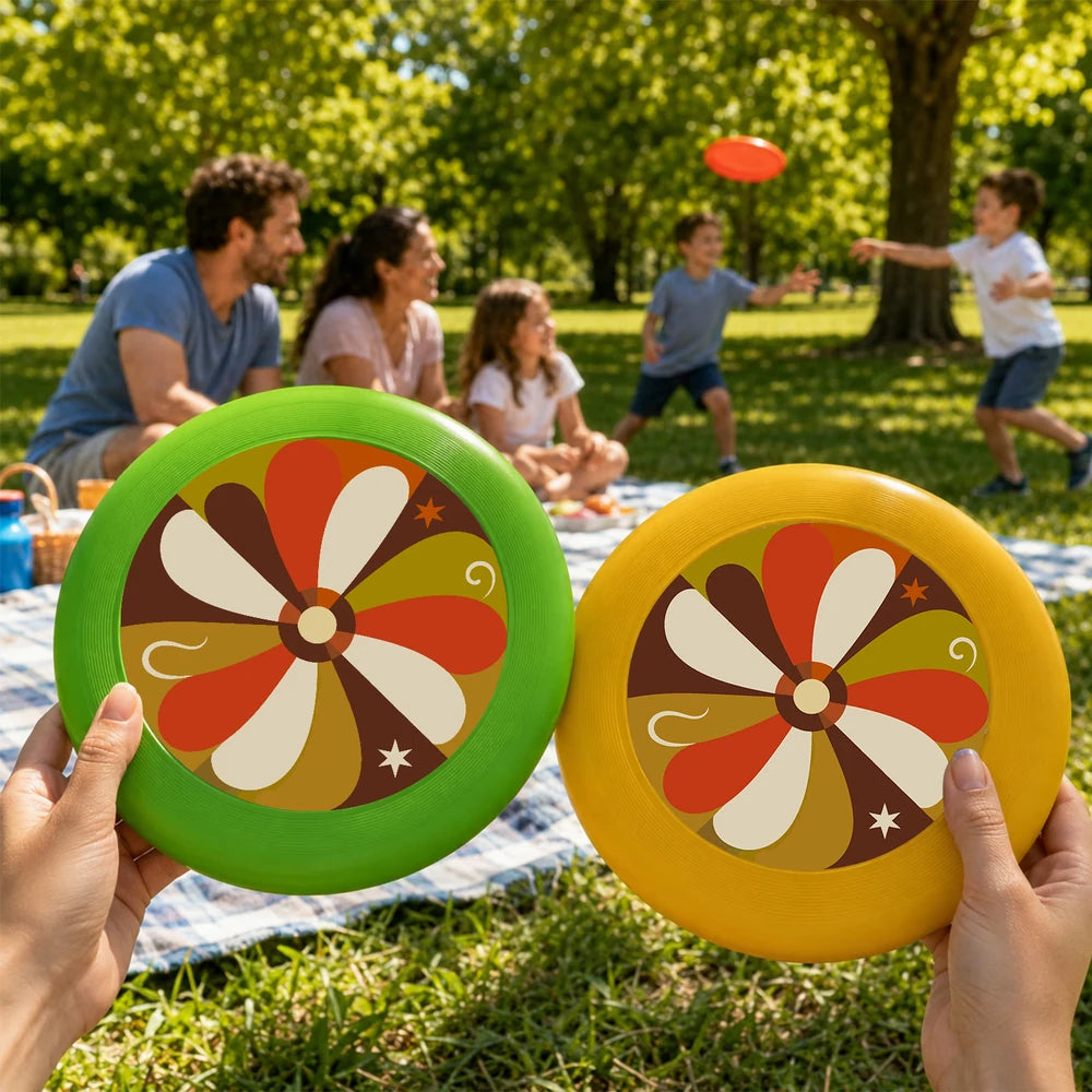 
Paint by Numbers - Frisbee | Retro Brown Flower