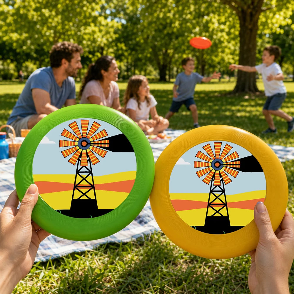 
Paint by Numbers - Frisbee | Windmill at Sunset