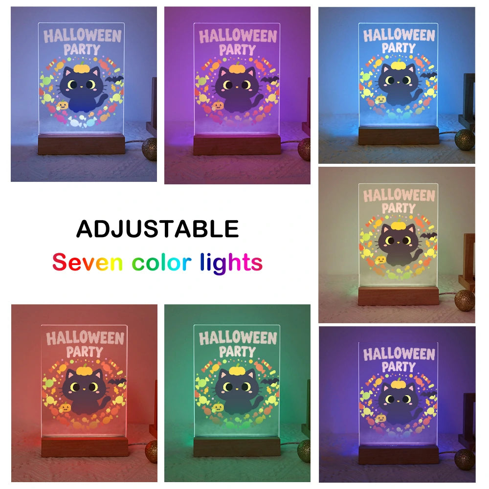 
Paint by Numbers - Halloween Light | Halloween Party Kitten
