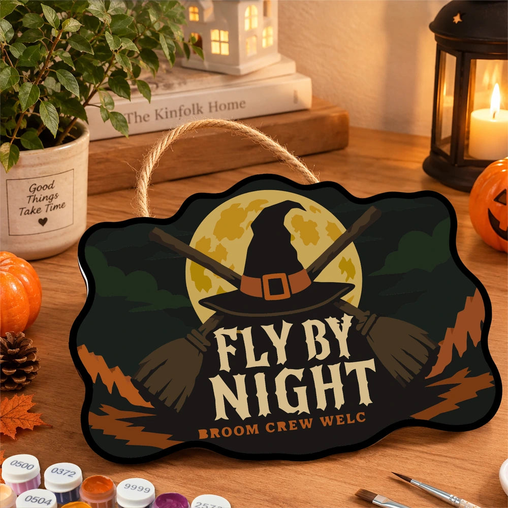Paint by Numbers - Wooden Door Hanger | Fly by Night