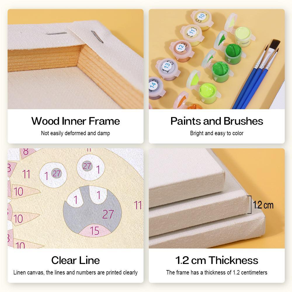 Paint by Numbers – Alphabet Painting Kit | Bold & Colorful Monsters A–Z