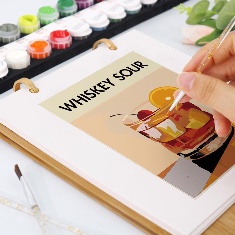 Paint by Numbers - 2026 Desk Calendar - Classic Cocktails