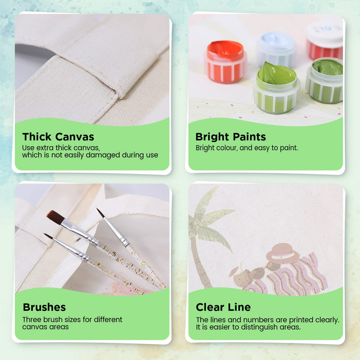 
Paint by Numbers – DIY Totebag | Holiday Vibes
