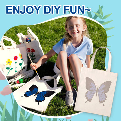 Paint by Numbers – DIY Totebag | Blue Majesty