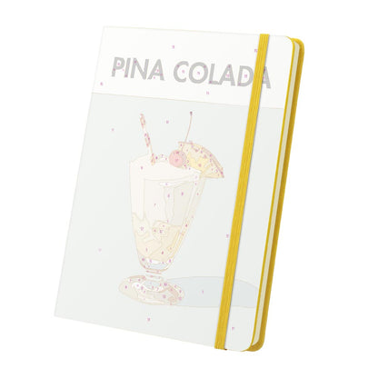 Paint by Numbers Hardcover Journal Notebook - Pina Colada Cocktail