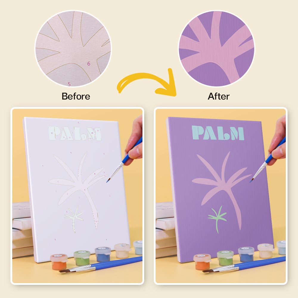 
Paint by Numbers - 6 Mini Paintings | Summer Destinations Set