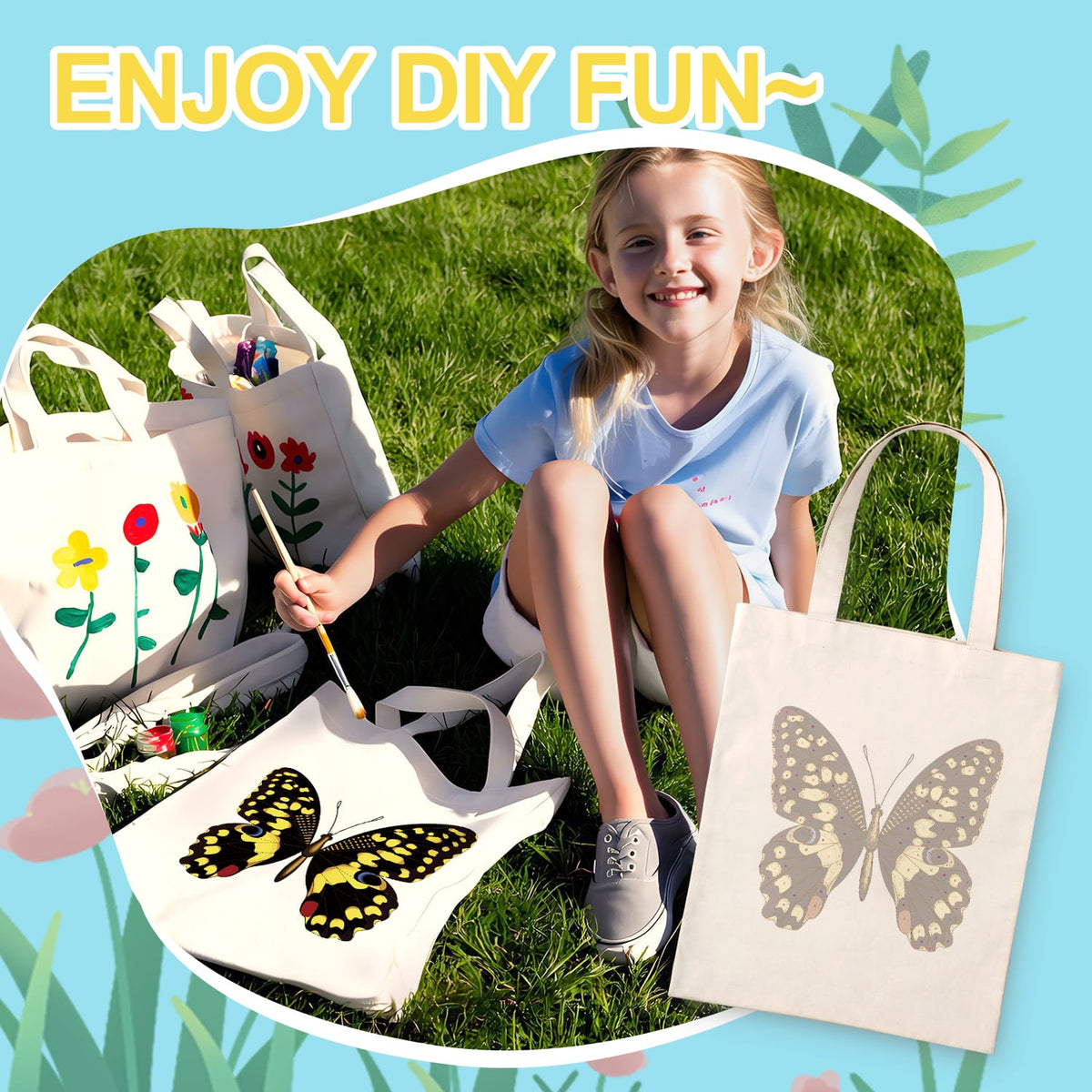 
Paint by Numbers – DIY Totebag | Monarch Noir