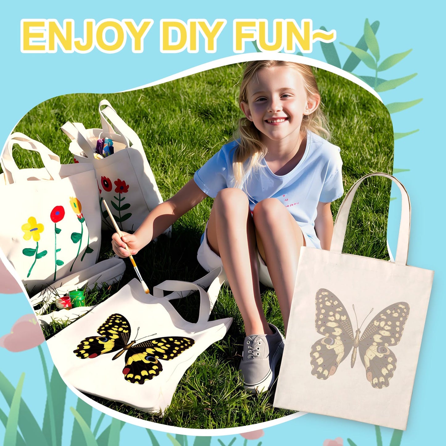 Paint by Numbers – DIY Totebag | Monarch Noir