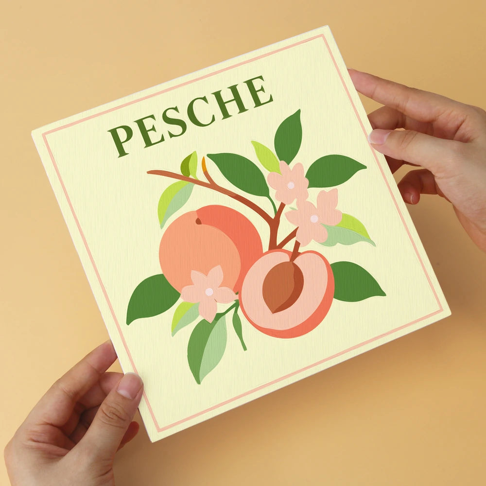 
Paint by Numbers – 6 Mini Paintings | Italian Fruit Labels (Square)