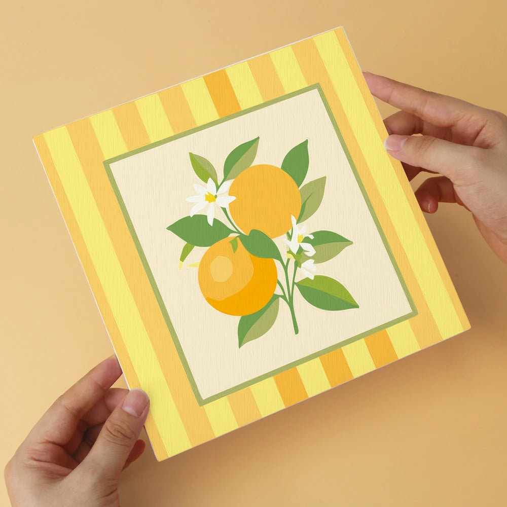 Paint by Numbers – 6 Mini Paintings | Limoncello Dolce Vita (Square)