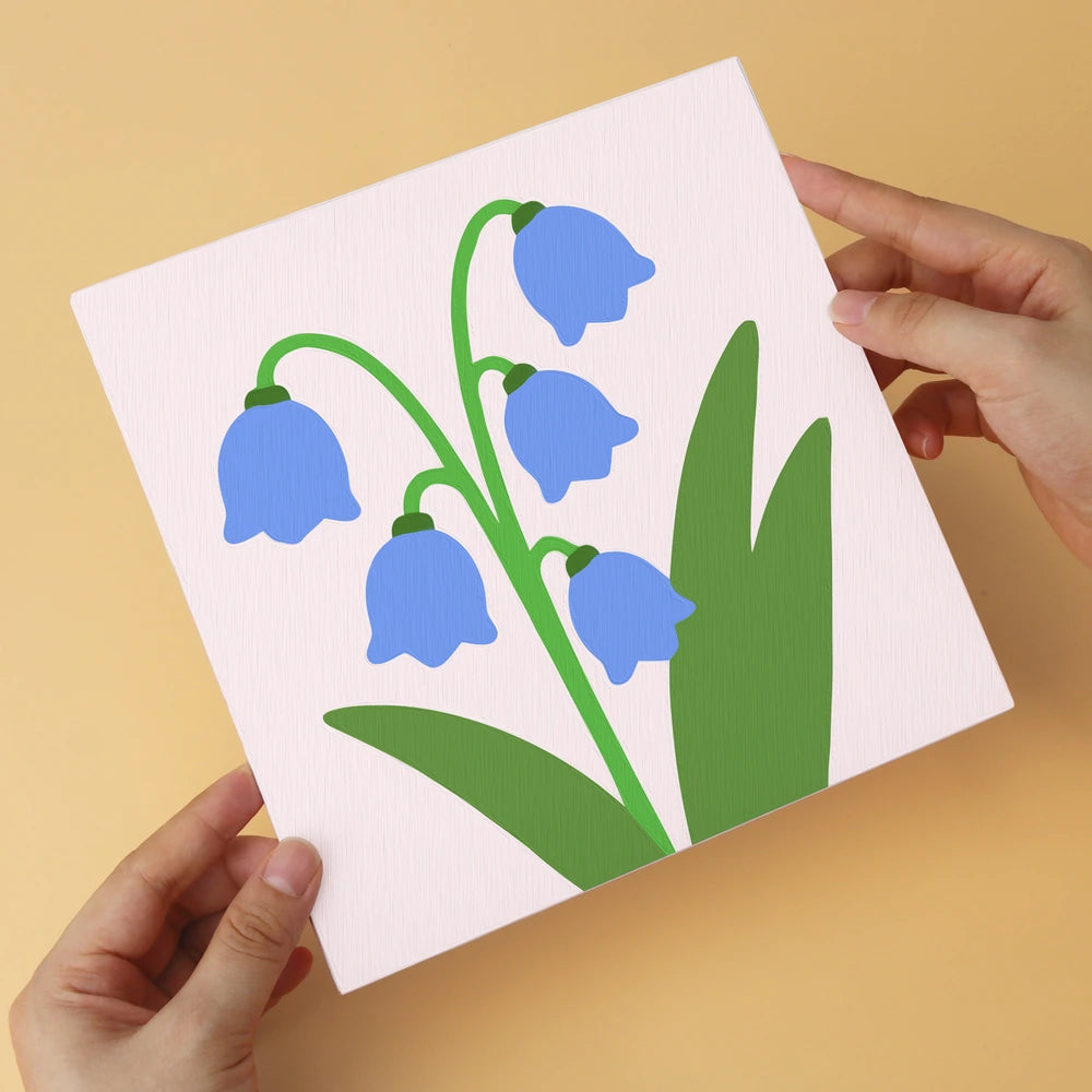 
Paint by Numbers – 6 Mini Paintings | Simple Garden Blooms (Square)