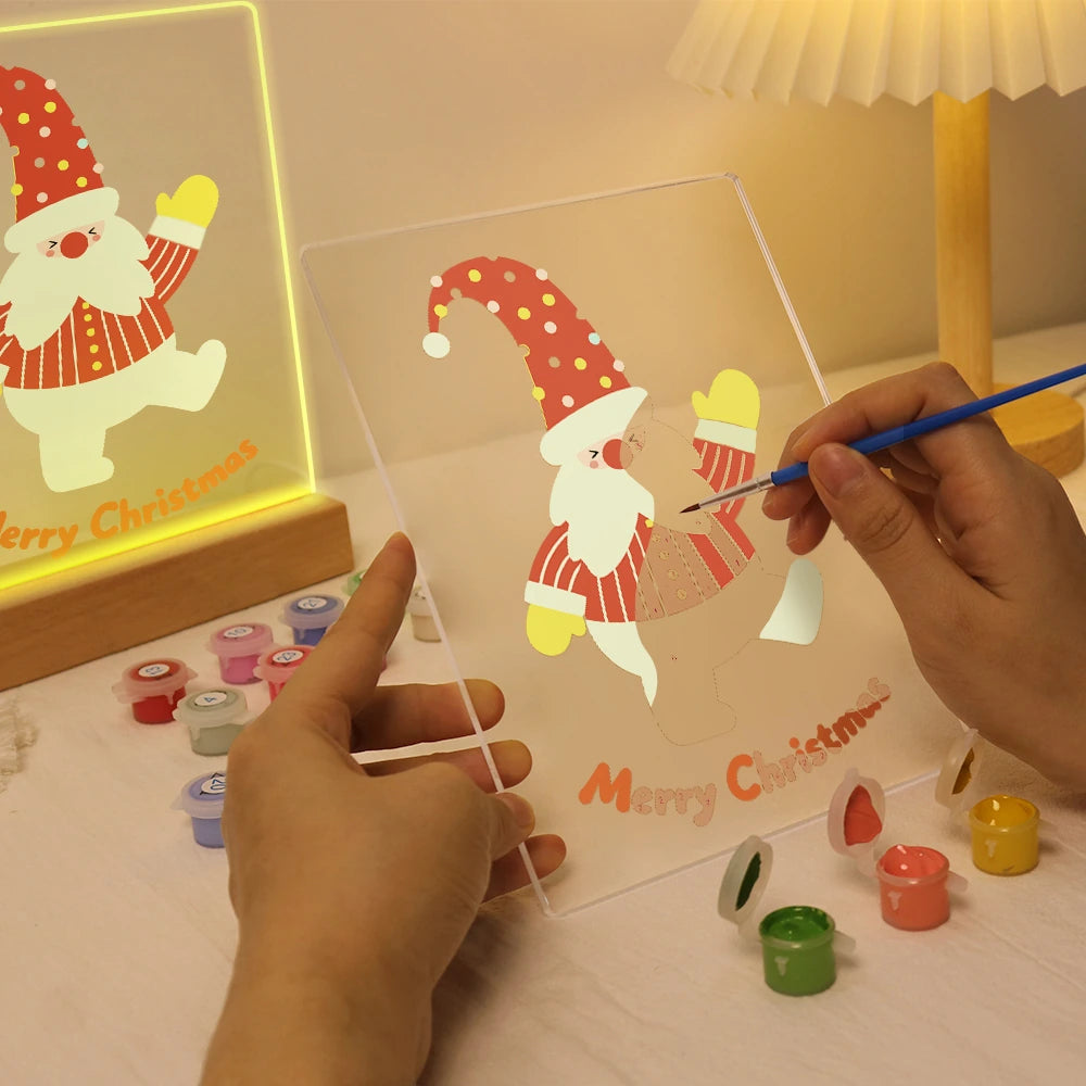 Paint by Numbers - Christmas Light | Dancing Christmas Gnome