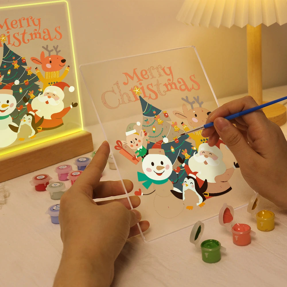 Paint by Numbers - Christmas Light | Merry Christmas Friends