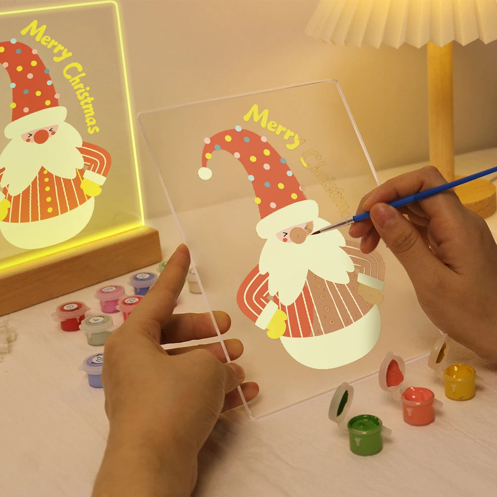 Paint by Numbers - Christmas Light | Standing Christmas Gnome