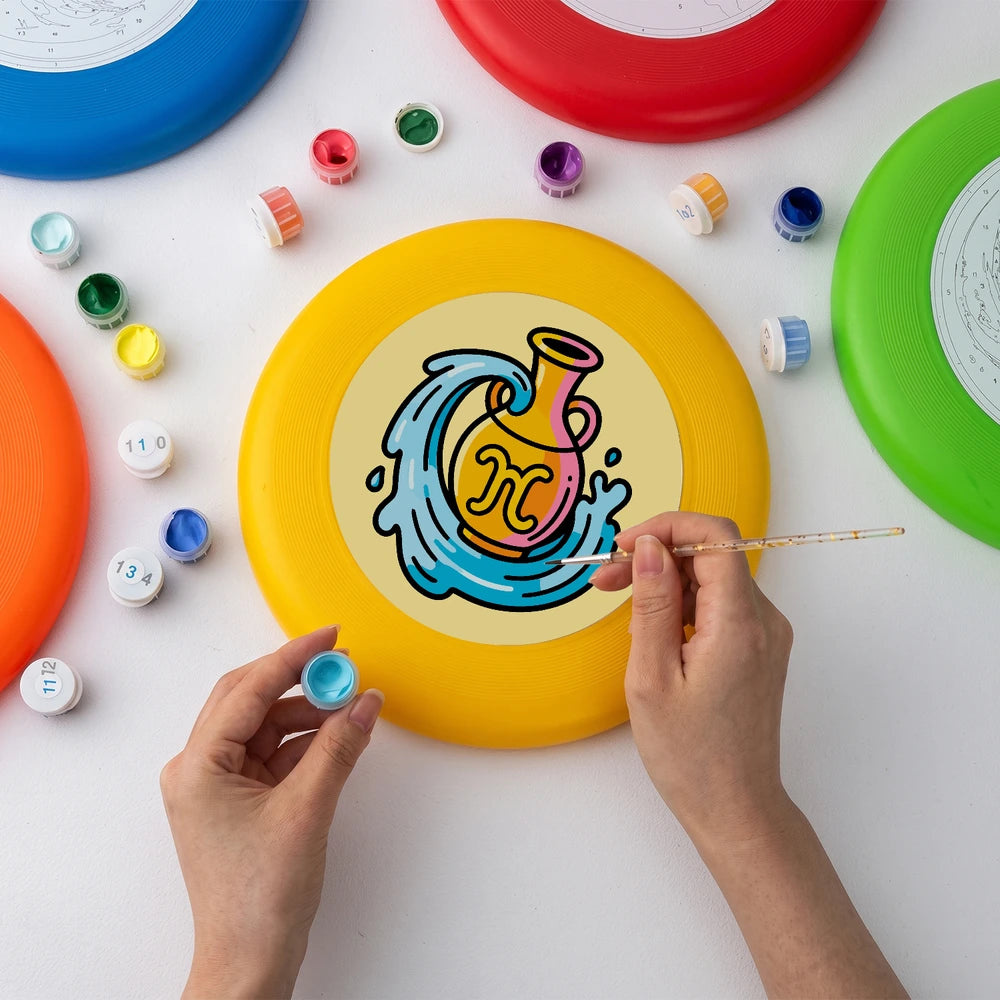 
Paint by Numbers - Frisbee | Aquarius Sign