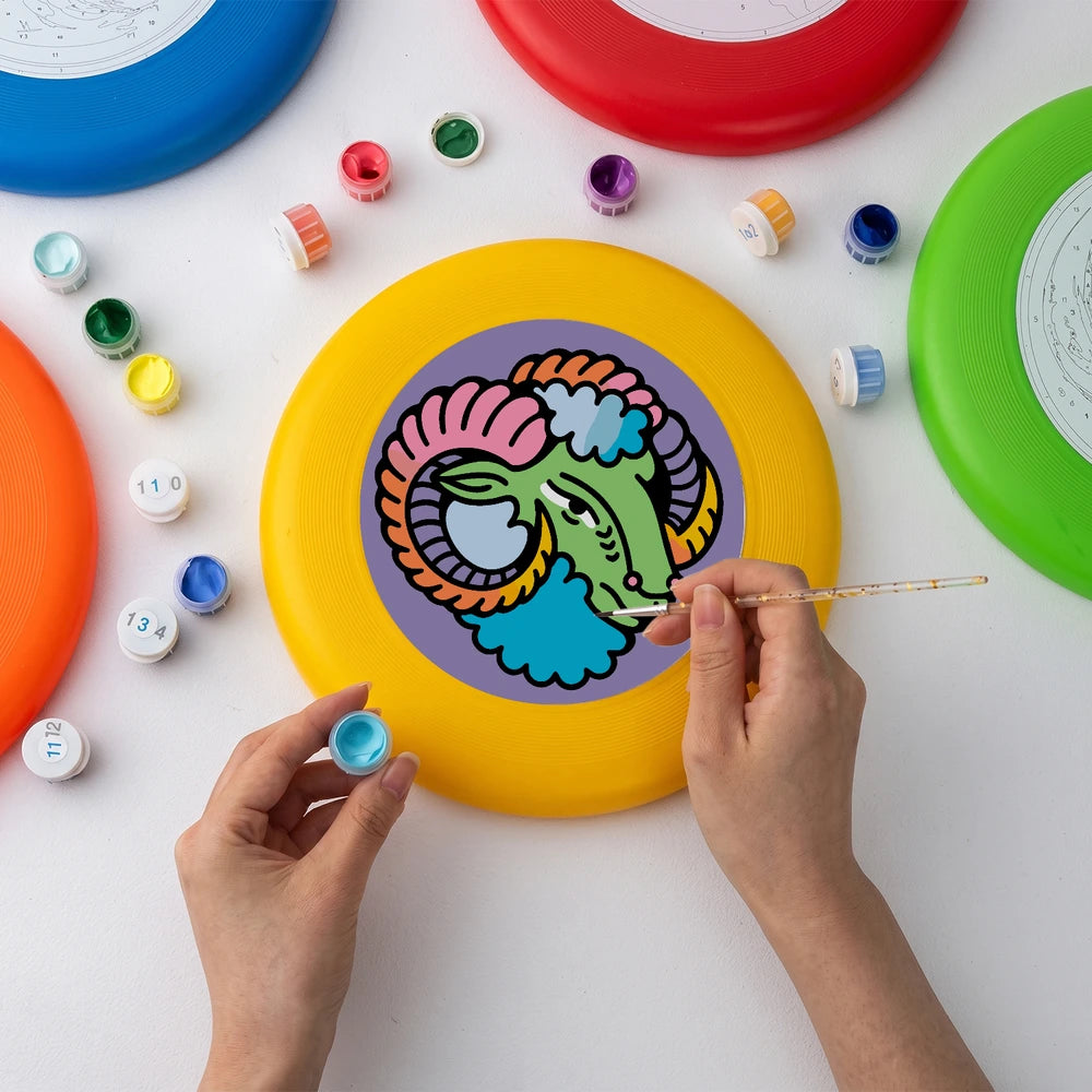 
Paint by Numbers - Frisbee | Aries Ram Sign