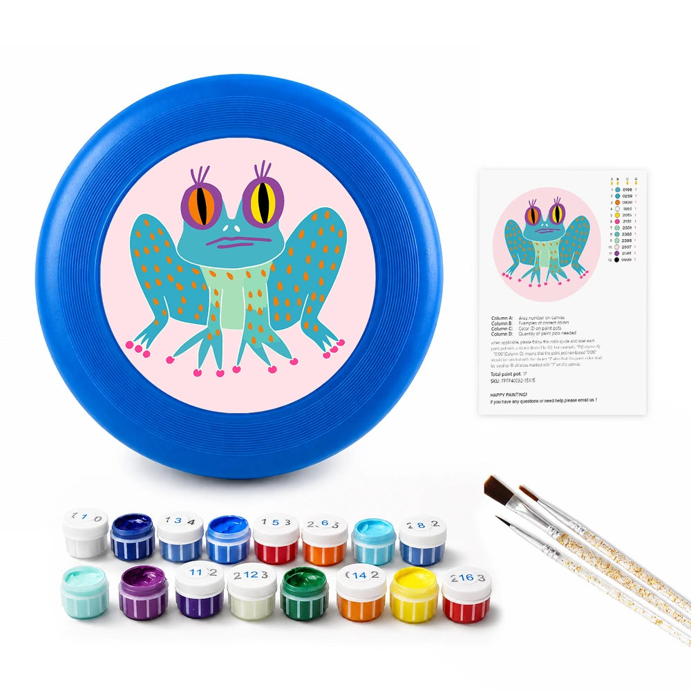 
Paint by Numbers - Frisbee | Big Eyed Frog