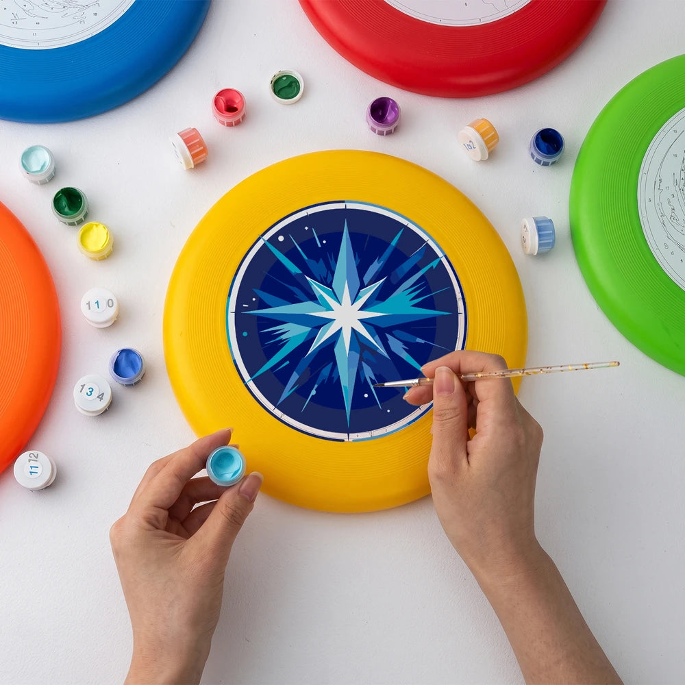 Paint by Numbers - Frisbee | Blue Compass Star