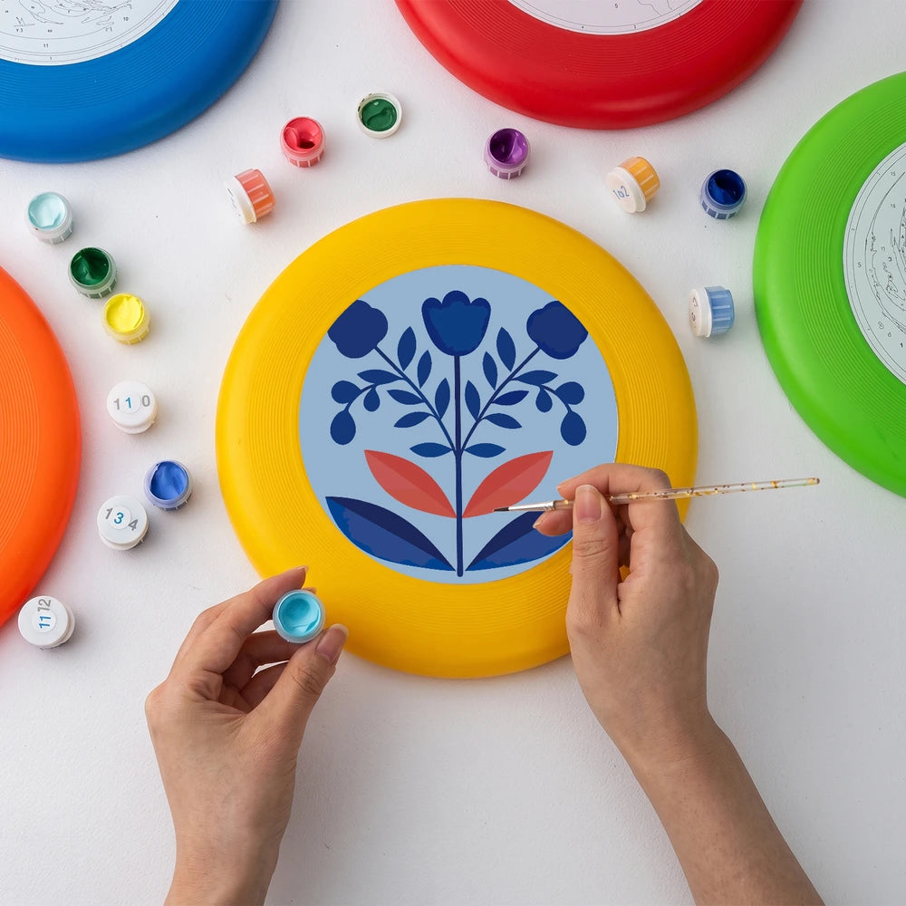 Paint by Numbers - Frisbee | Blue Folk Flowers