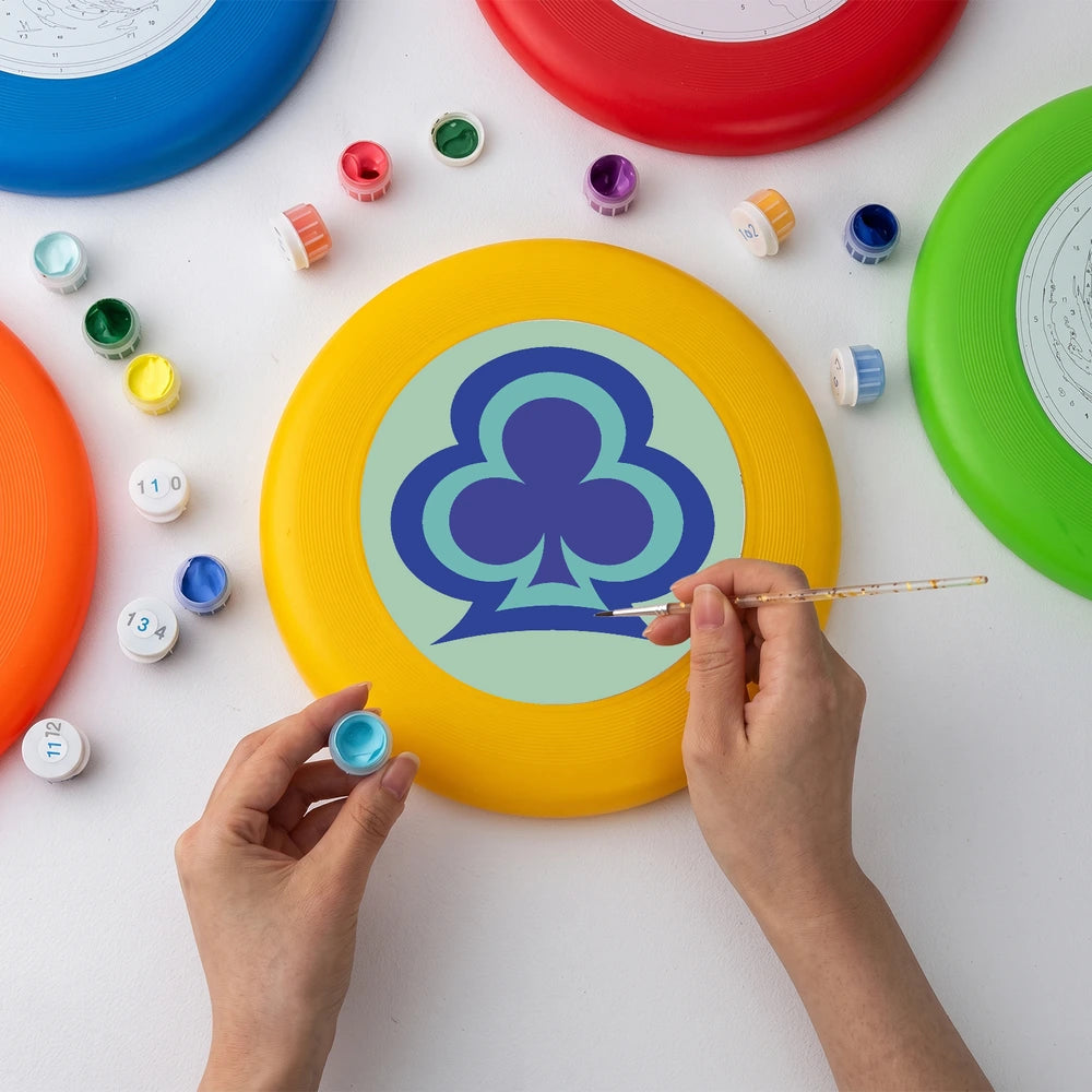 
Paint by Numbers - Frisbee | Clover Symbol