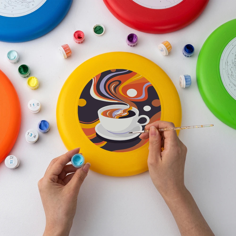 Paint by Numbers - Frisbee | Coffee Swirl