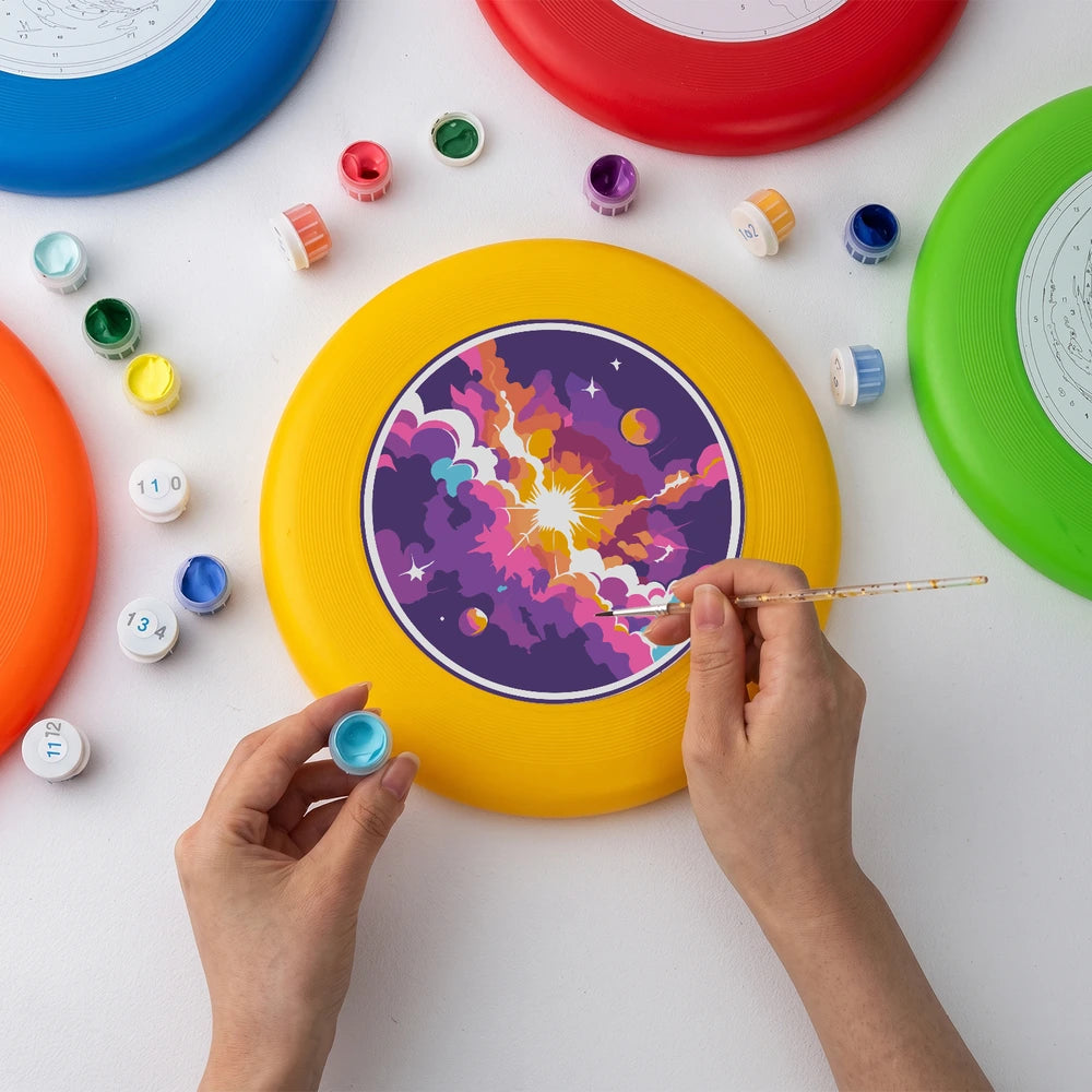 
Paint by Numbers - Frisbee | Cosmic Nebula