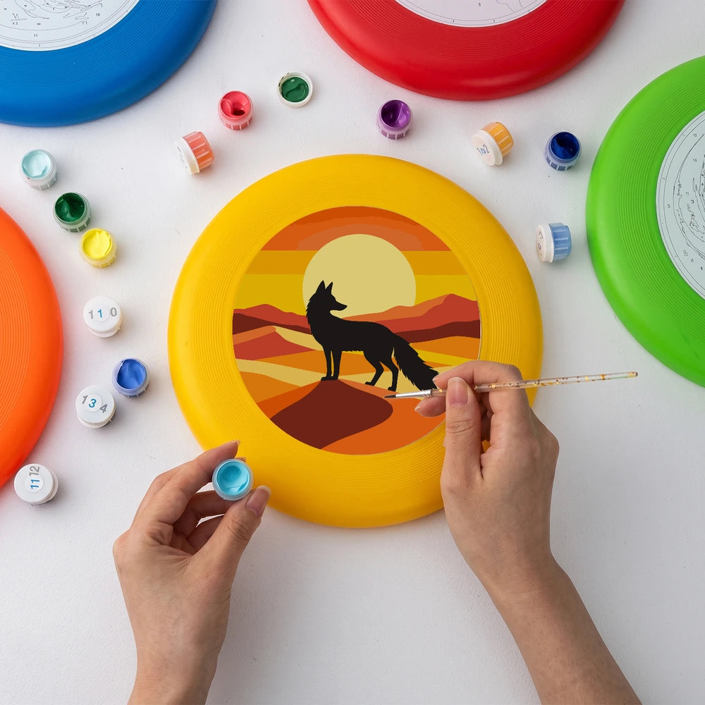 Paint by Numbers - Frisbee | Coyote in the Desert