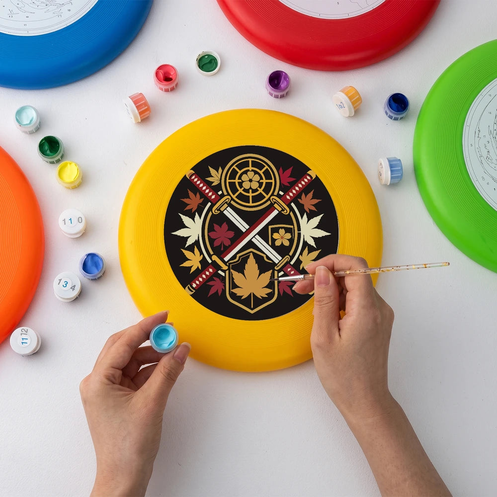 Paint by Numbers - Frisbee | Crossed Swords Crest