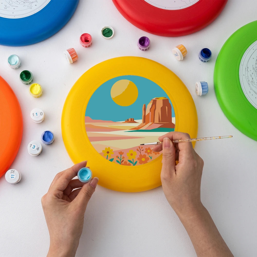 Paint by Numbers - Frisbee | Desert Mesa