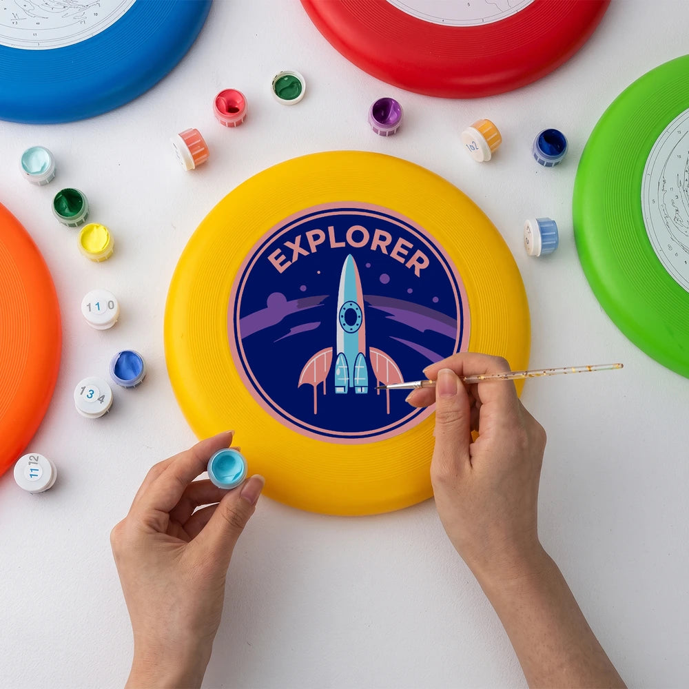 Paint by Numbers - Frisbee | Explorer Rocket Badge